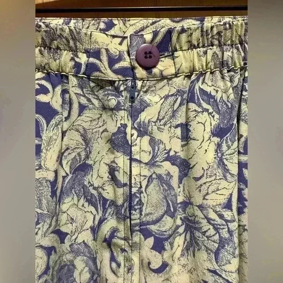 EVC | VINTAGE Designer Nora Noh 100% Silk Wrap Skirt | Women’s Size 14 - Picture 5 of 9